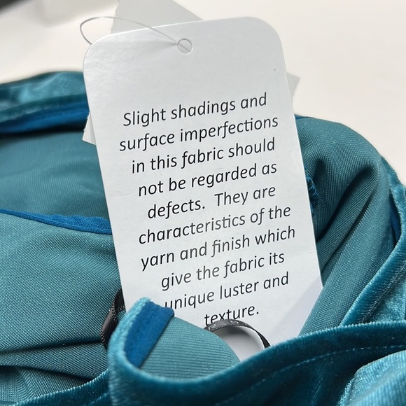 NWT After Six Velvet Flutter Sleeve Wrap Maxi Dress with Side Hip Pockets - Picture 11 of 14